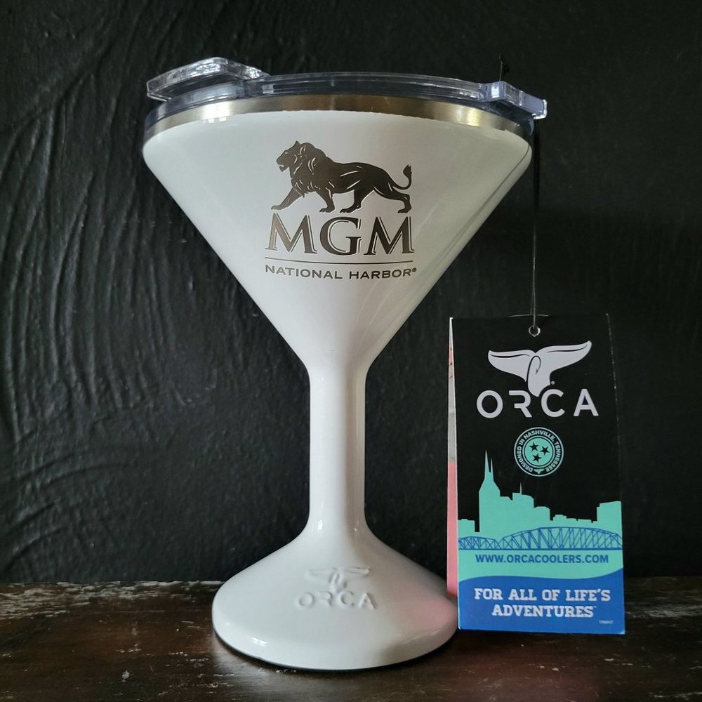 MGM Grand ORCA Chasertini Insulated Martini Style Sipping Cup with Lid